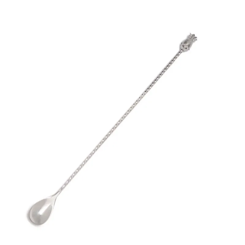 Pineapple Bar Spoon Silver