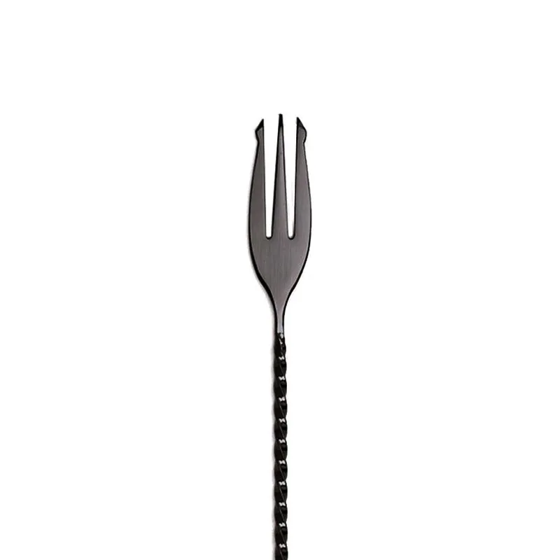 Trident Bar Spoon Black