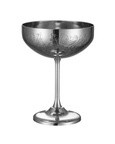 Vintage Metal Cup Coupette Silver