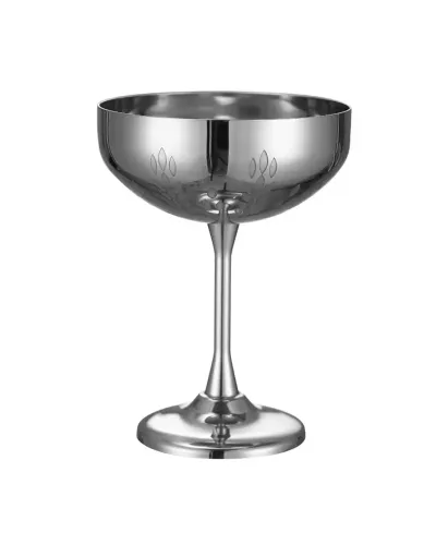 Vintage Metal Cup Coupette Silver