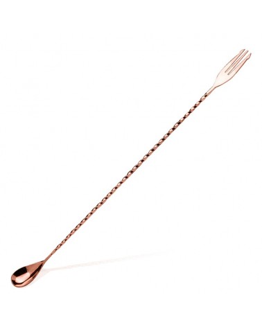 Trident Bar Spoon Copper 40 cm.