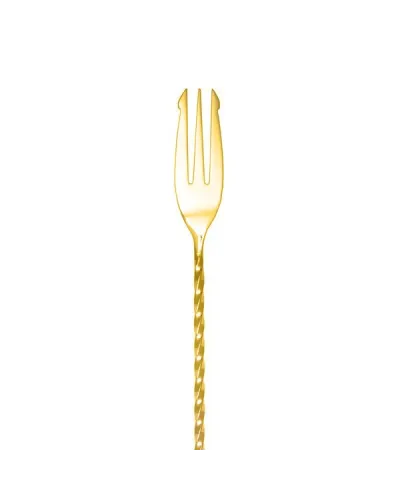 Trident Bar Spoon Gold